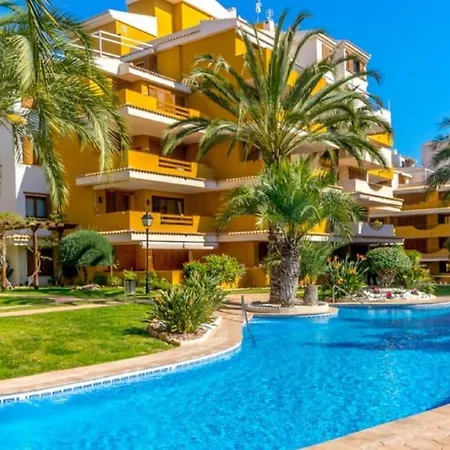 Espana - Punta Prima Orihuela Costa - Large For 6-people 85m2 And Terrace 40m2 Air Conditioning Wi-fi Living Kitchen 2 Bedrooms 2 Bathrooms 3 Swimming Pools Parking Security To The Sea 200m Only 40 Min To The Airport * Torrevieja