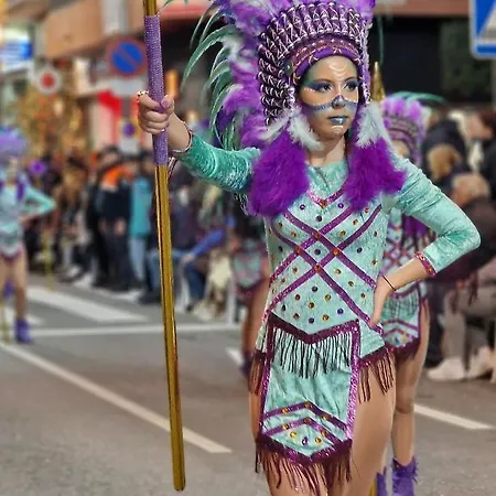 Lejlighed Espana - Punta Prima Orihuela Costa - Large For 6-people 85m2 And Terrace 40m2 Air Conditioning Wi-fi Living Kitchen 2 Bedrooms 2 Bathrooms 3 Swimming Pools Parking Security To The Sea 200m Only 40 Min To The Airport Torrevieja